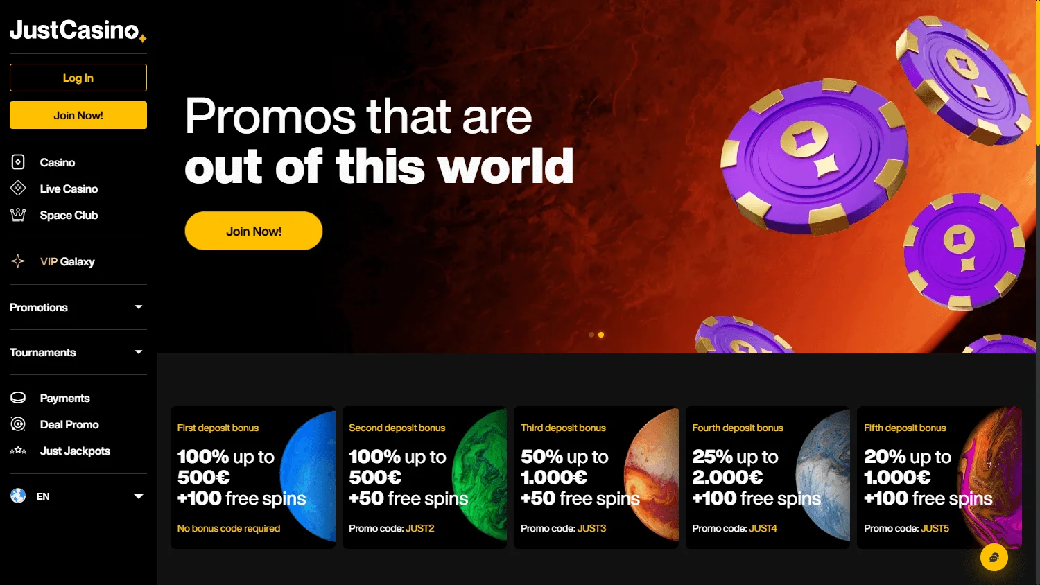 Q7 Casino promotions screen on desktop with welcome offers